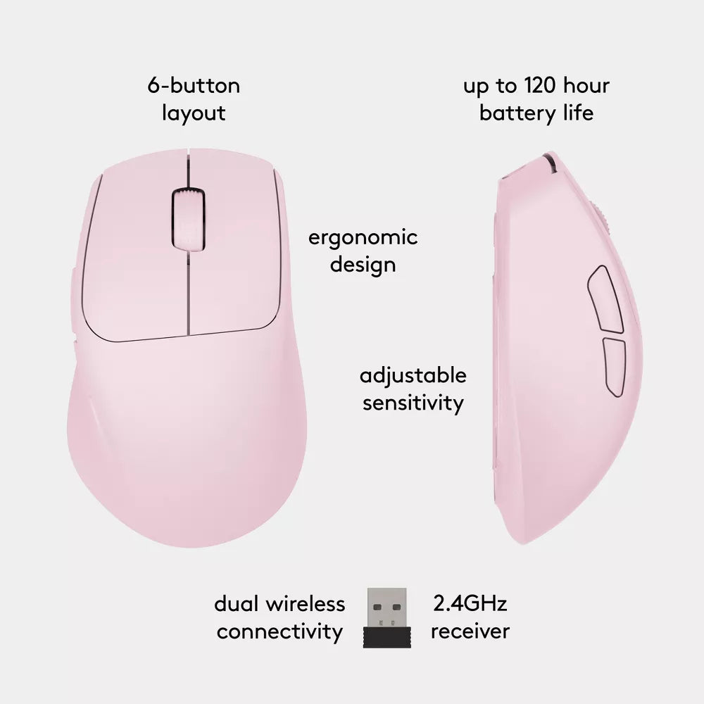 Ergonomic Rechargeable Dual-Mode Wireless Mouse view 3