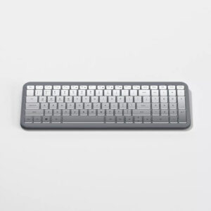 Full Size Bluetooth Wireless Membrane Keyboard with Low Profile Keys