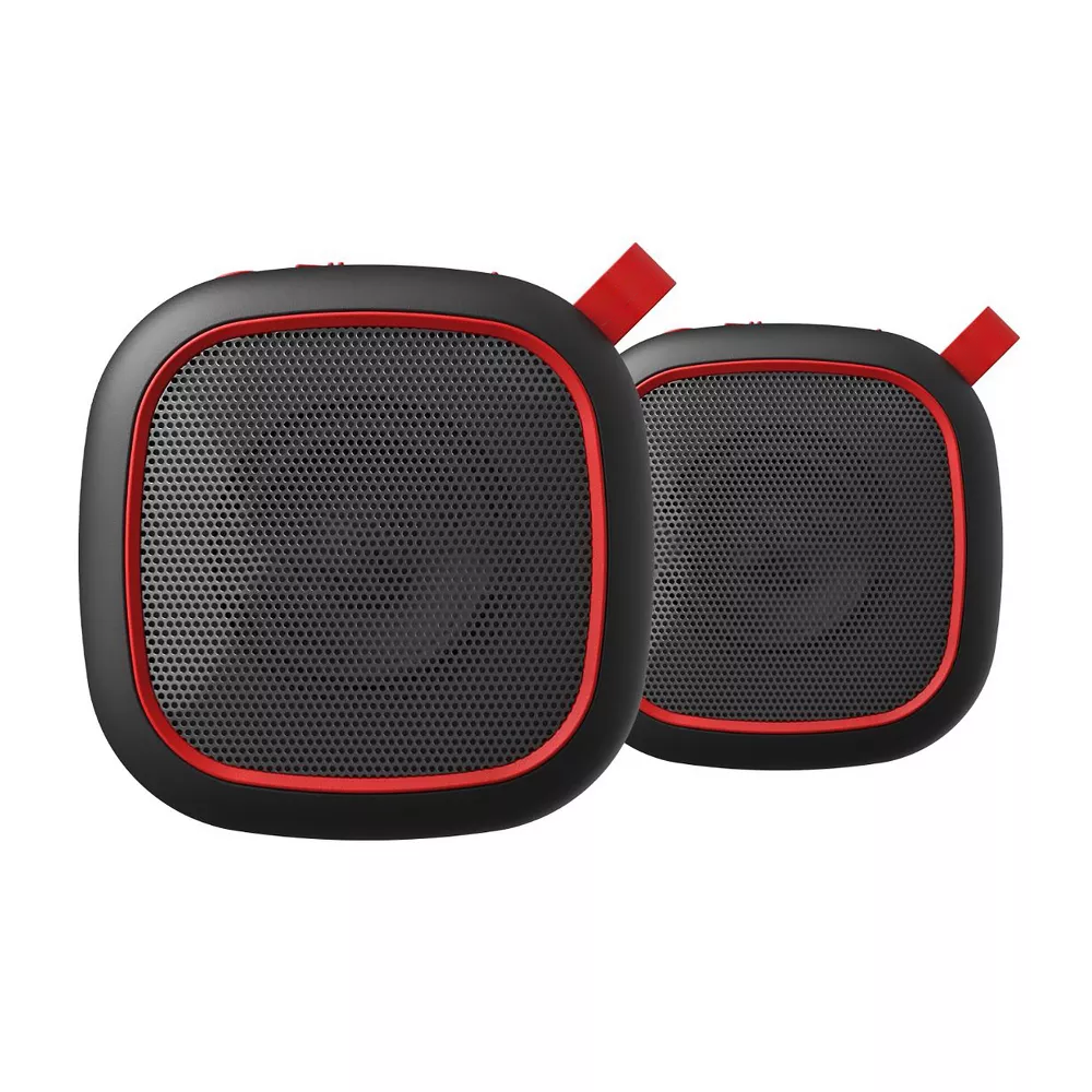 2‑Pack Magnetic Mount IPX5 Water‑Resistant Portable Bluetooth Speakers view 2