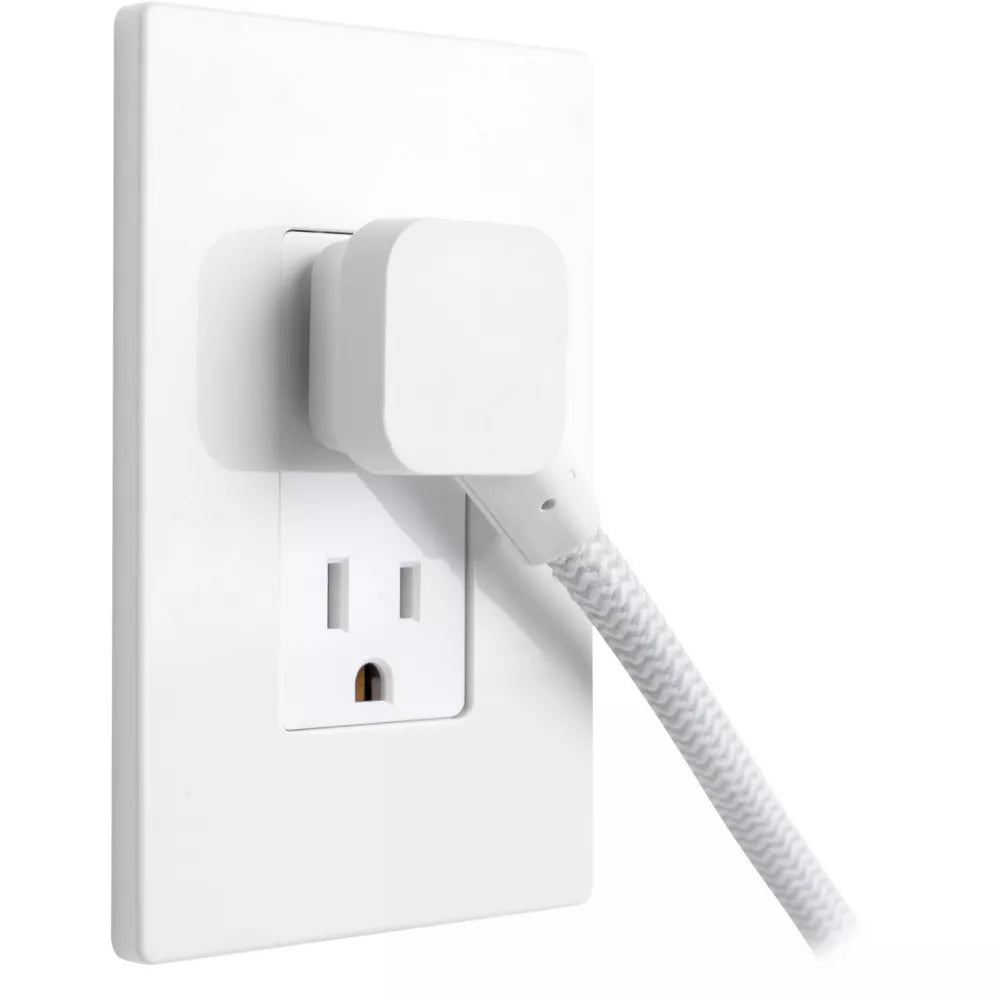 2‑Pack 2‑Foot Braided 6‑Outlet Surge Protector Power Strip view 3