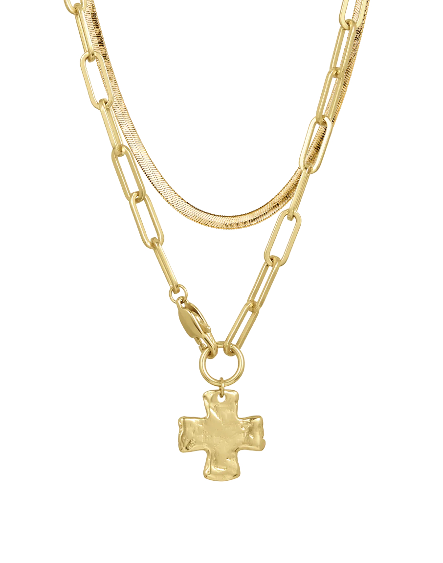 Chunky Cross Necklace Set - Image 4